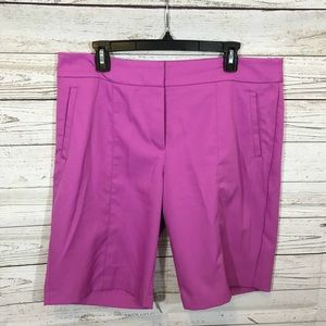Ladies IZOD Golf Shorts Purple 14